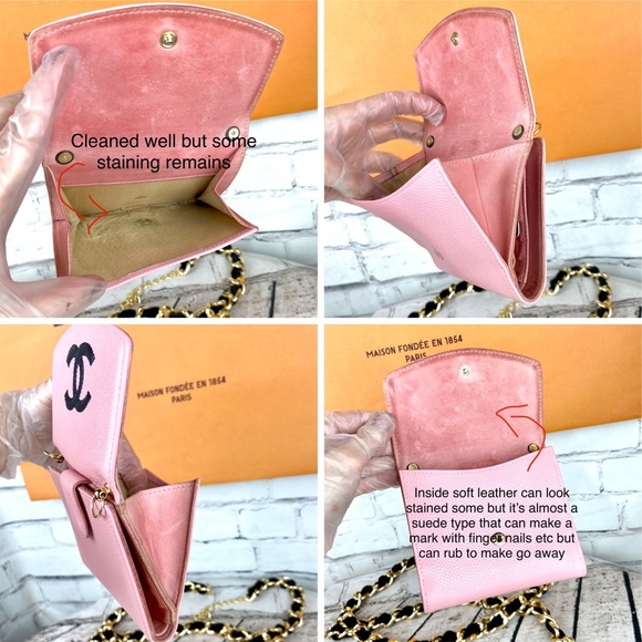 Chanel compact wallet crossbody or belt chain bum bag with keychain bag charm - Picture 12 of 16